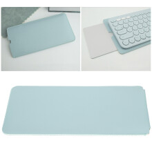 Custodia K380 sottile, pelle sintetica, Azzurro chiaro-Argento