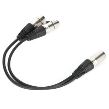 JD6068 Cavo XLR maschio a due femmine XLR 0.3m