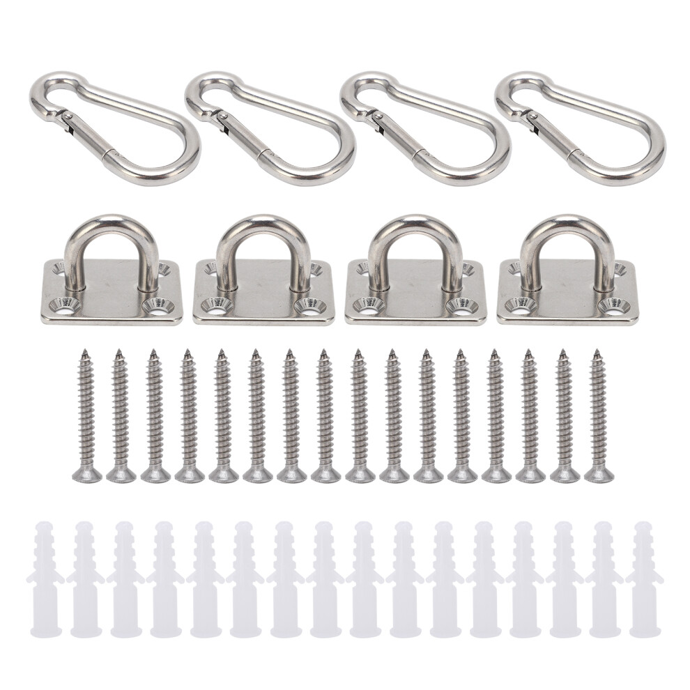 Hook Hanging Kit Stainless Steel Heavy Duty Suspension Hardware For Yoga Ceiling Swing Hammock 9421322507328