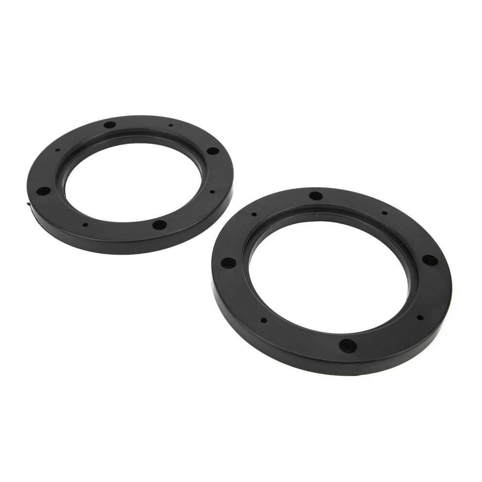 2Pcs 4In Car Audio Loud Speaker Ring Pad Automobile Modification Replacement Universal Black 4951322508018