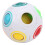 Palla Arcobaleno ABS Giocattolo educativo 7,5x7,5 cm 55 g 4