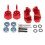 Moyeux C-Hub avant rouges pour Slash 1/10 RC 14
