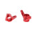 Moyeux C-Hub avant rouges pour Slash 1/10 RC 11