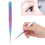 Pinzette per nail art dritte 13,4 x 0,9 cm 16