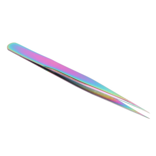 Pinzette per nail art dritte 13,4 x 0,9 cm