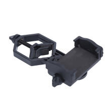 Monture d'adaptateur télescope pour téléphone portable Noir99g5.2-10cm