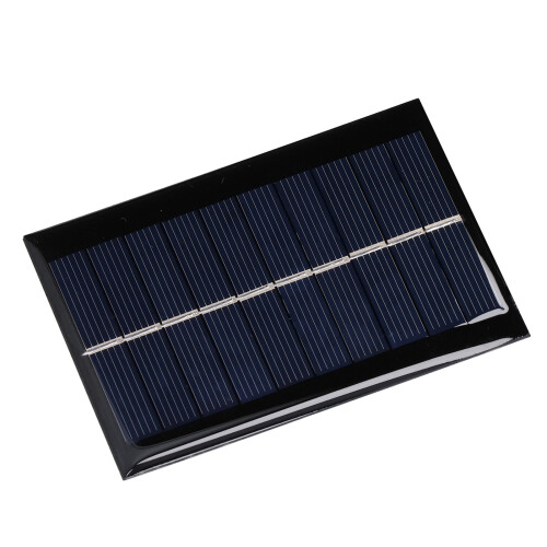 2 pièces module de panneau solaire noir 100 x 70mm 1W 5V 2