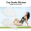 Concealer per Camel Toe in silicone 2 pezzi Trasparente M/L 7