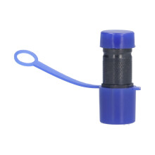 Coupleur de pistolet à graisse en alliage noir embout plat 1/8 po