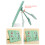 Ferma-libri pieghevole - Verde matcha - 26,7  19,5  1,8 cm 4