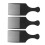 Set da 3 pettini professionali per capelli afro in ABS, portatile 15