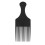Set da 3 pettini professionali per capelli afro in ABS, portatile 9