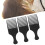 Set da 3 pettini professionali per capelli afro in ABS, portatile 13
