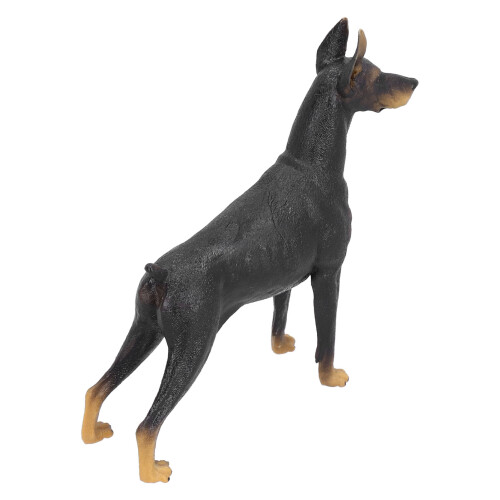 Dobermann noir modèle jouet 20x15,7x4,3 cm plastique 2