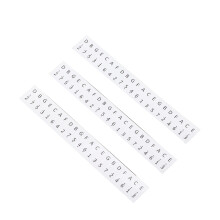 3 pezzi di adesivi per tasti Kalimba a 17 tasti bianchi 128x18mm