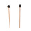 2 pezzi di bacchette da batteria con testa in gomma eterea 145x18x5mm 2