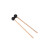 2 pezzi di bacchette da batteria con testa in gomma eterea 145x18x5mm 16