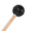 2 pezzi di bacchette da batteria con testa in gomma eterea 145x18x5mm 10