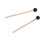 2 pezzi di bacchette da batteria con testa in gomma eterea 145x18x5mm 3