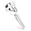 Bocchino per trombone TR-03 12,7 mm 5G Argento Tenore 14