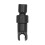 Supporto universale nero per braccio della doccia 57 g 108  62 mm 8