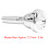 Bocchino per trombone TR-03 12,7 mm 5G Argento Tenore 11