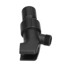 Supporto universale nero per braccio della doccia 57 g 108 62 mm