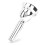 Bocchino per trombone TR-03 12,7 mm 5G Argento Tenore 7