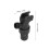 Supporto universale nero per braccio della doccia 57 g 108  62 mm 5