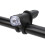 Lampe de vélo LED mini étanche à piles AA noire 3.1oz 9