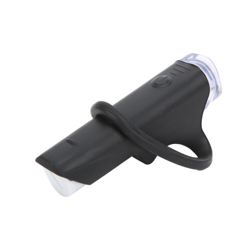 Lampe de vélo LED mini étanche à piles AA noire 3.1oz 2