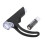Lampe de vélo LED mini étanche à piles AA noire 3.1oz 1