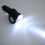 Lampe de vélo LED mini étanche à piles AA noire 3.1oz 8