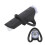 Lampe de vélo LED mini étanche à piles AA noire 3.1oz 14