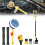 Balai de lavage automobile multifonction 16-18mm sans eau jaune 2