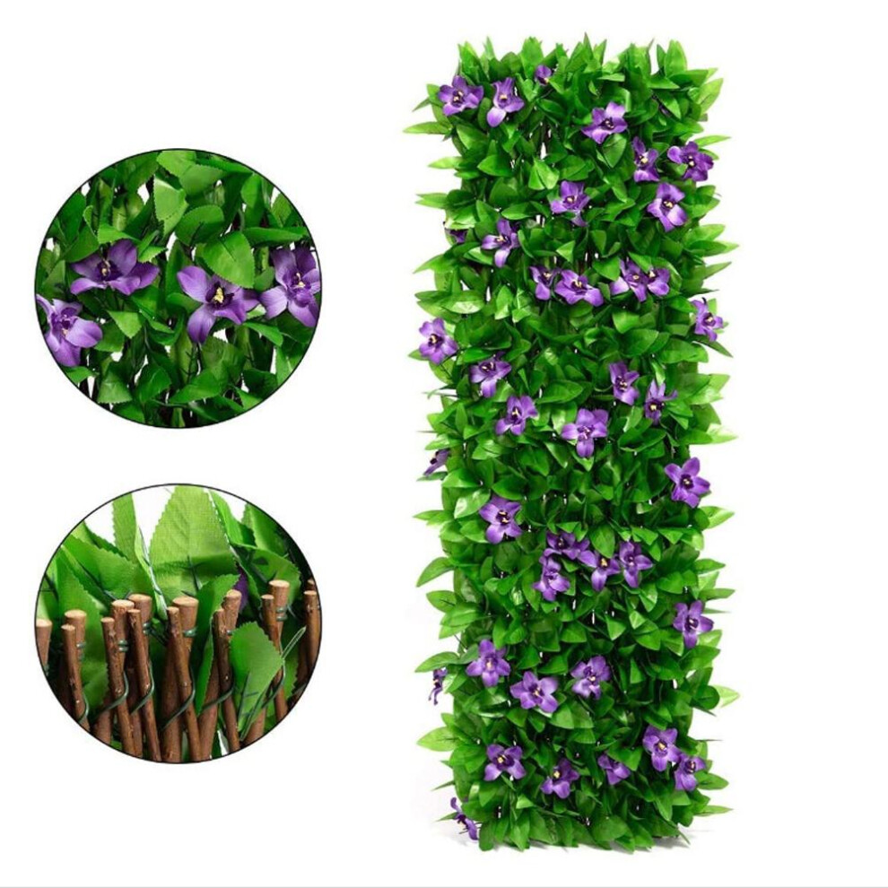 Simulation Fence Expandable Decorative Fence Screen