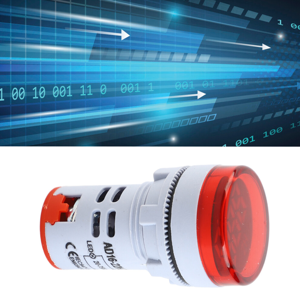Ad16 22Hz Frequency Meter 20~75Hz Frequency Indicator Light Panel Meter Monitor 4081322515126