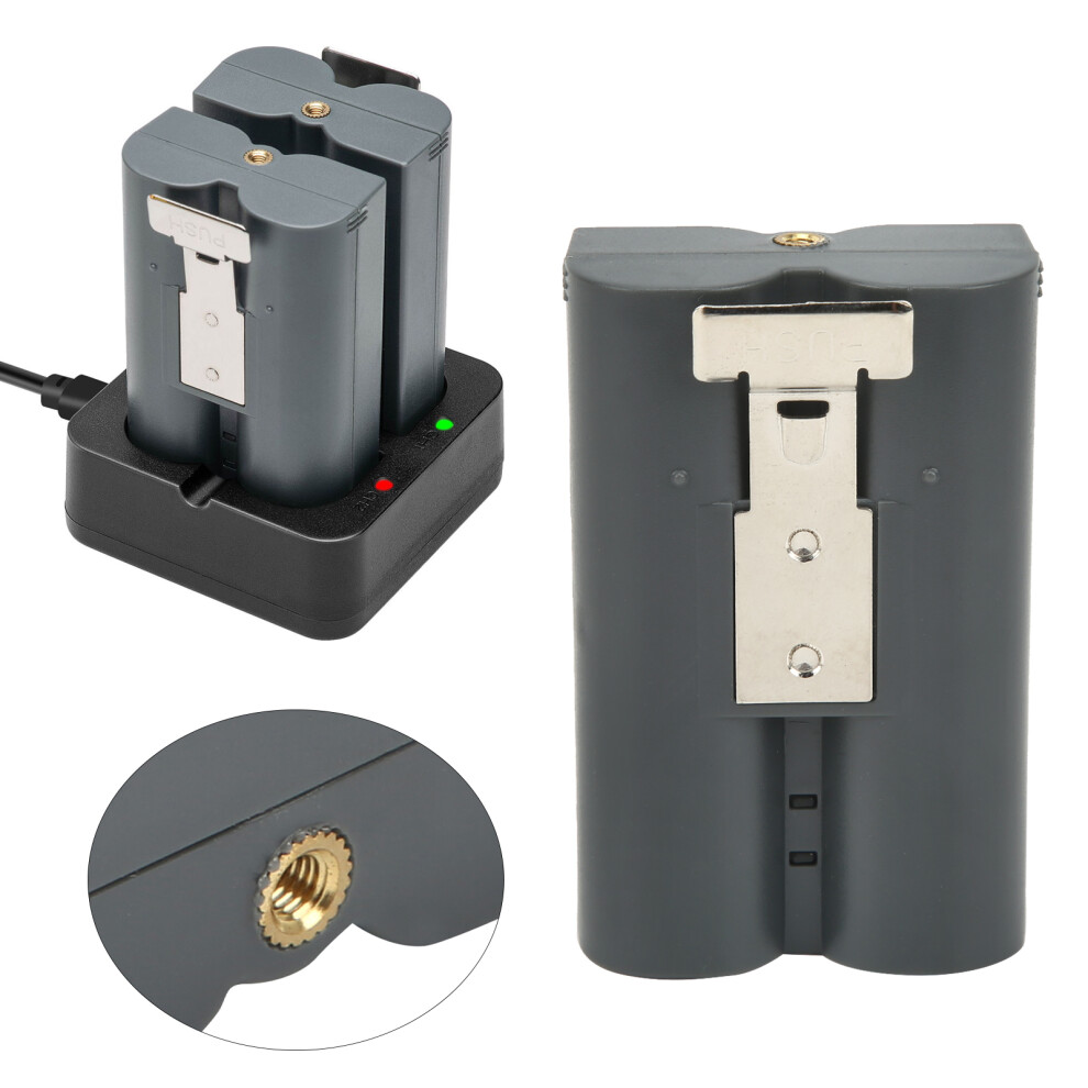 Lithium Doorbell Battery 6040Mah Replacement Battery For Video Doorbell With Charging Cable Grey 4141322515370