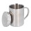 DoubleLayer Tazza per bambini 400 ml 8 cm 10,5 cm Argento 14