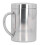 DoubleLayer Tazza per bambini 400 ml 8 cm 10,5 cm Argento 13