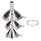 3 pièces entonnoir mini en acier inoxydable, 2,2 oz, argent 8