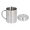 DoubleLayer Tazza per bambini 400 ml 8 cm 10,5 cm Argento 15
