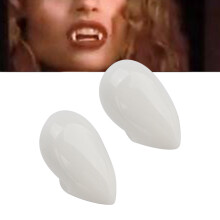 SZYT-1001 Zanne di vampiro in resina, coppia naturale, 13 mm/0,51 in