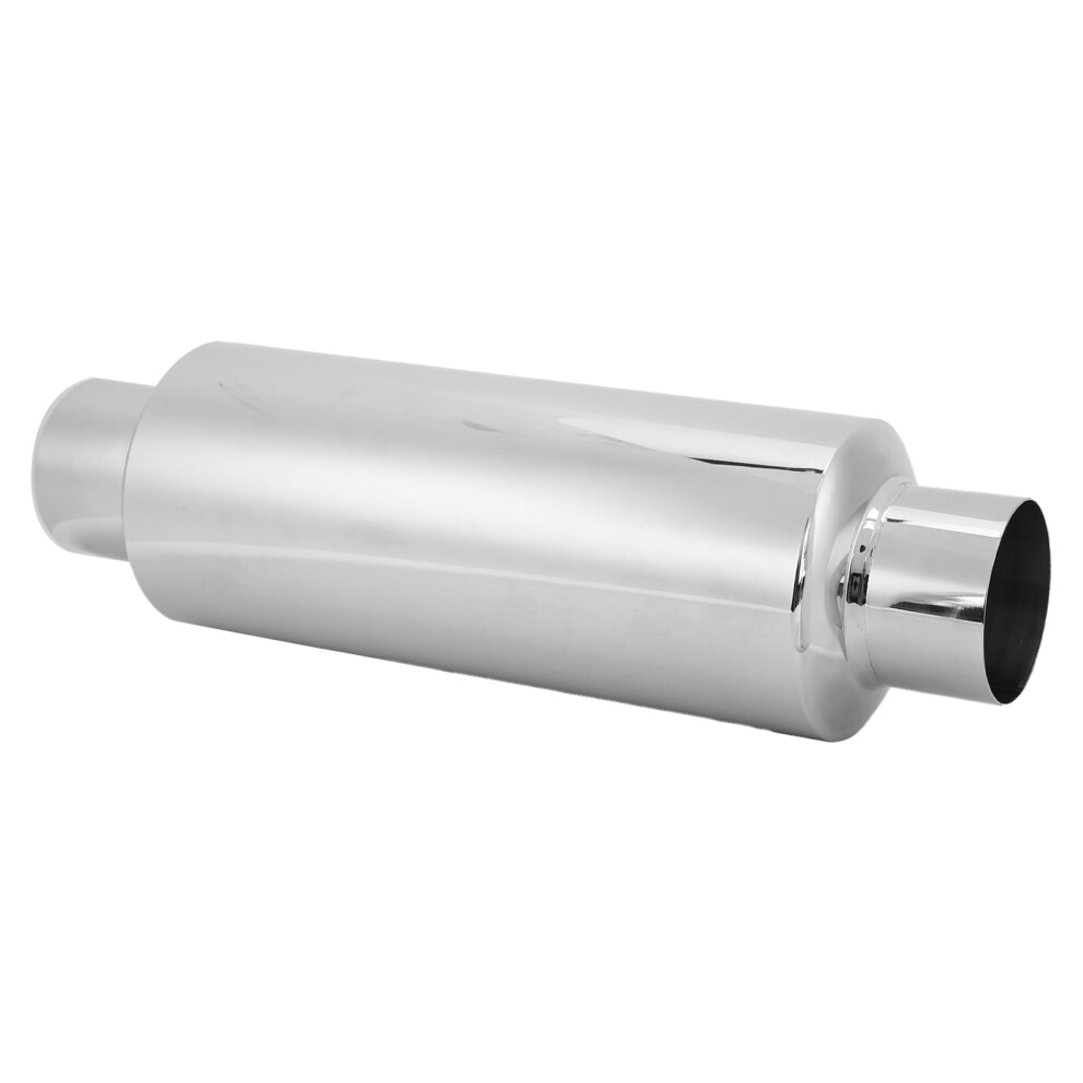 Exhaust Muffler 2.5In Straight Through Stainless Steel Silencer Cotton Universal 4951322516921