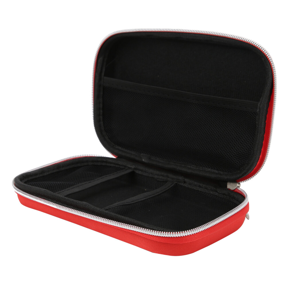 Red Empty Emergency Kit Bag Portable Eva Hard Shell Case For Home Outdoor First Emergency