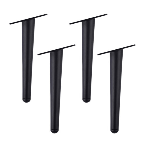 Piedi in ferro per divano e mobile, 12–50 cm, set nero 1