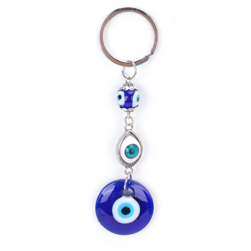 Portachiavi Occhi turchi blu 12x3 cm, 1 pezzo 1