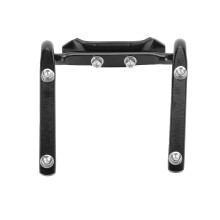 Adaptateur en aluminium noir pour porte-bouteilles double