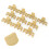 10 pezzi di clip in ABS per rulli di capelli pinze artiglio per salone 5