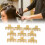 10 pezzi di clip in ABS per rulli di capelli pinze artiglio per salone 16